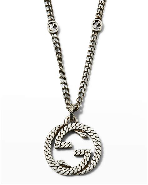 gucci necklace transparent|Gucci necklace men.